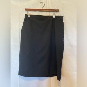 Kathie Lee Collection Vintage Y2K Size 16 Black Business Casual Dress Skirt